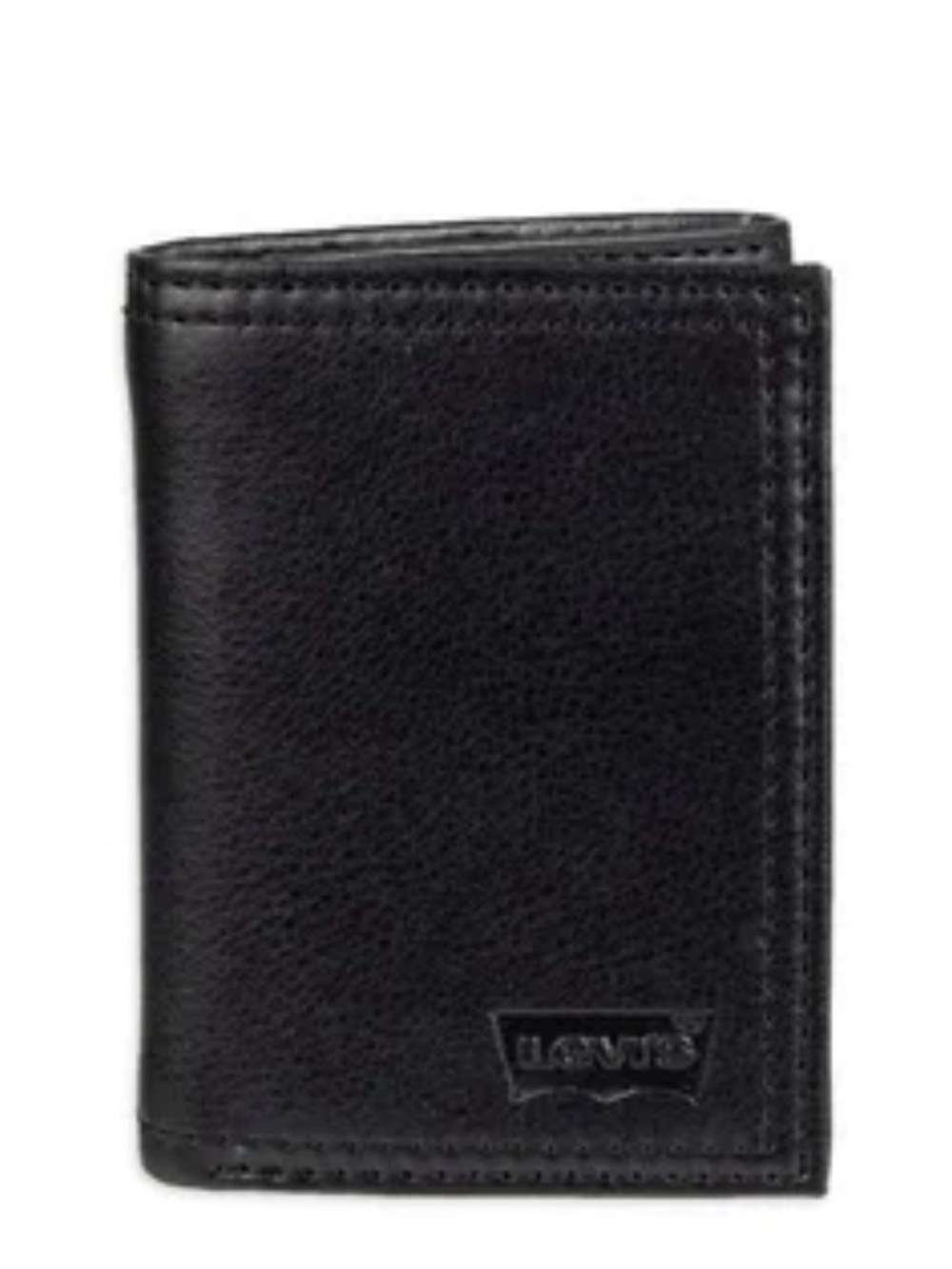 Men’s Levi’s Black Leather Trifold Wallet